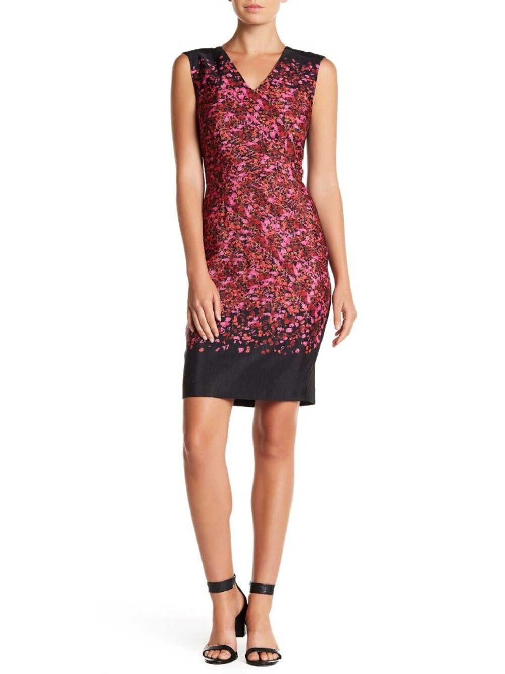 🆕CYNTHIA STEFFE Confetti Block Print Dress 6
